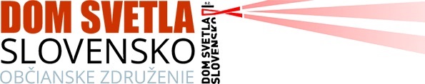 λογότυπο της αστικής εταιρείας Σπίτι του Φωτός Σλοβακία