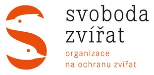 λογότυπο και όνομα της τσεχικής οργάνωσης για την προστασία των ζώων με το όνομα Ελευθερία των ζώων (Svoboda zvířat). Όνομα οργανισμού: Svoboda zvířat